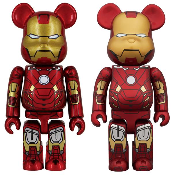 The Blot Says...: Iron Man Mark VII 100% & 400% Avengers Be@rbricks